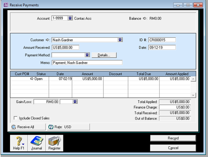 Multi Currency Contra Abss Support